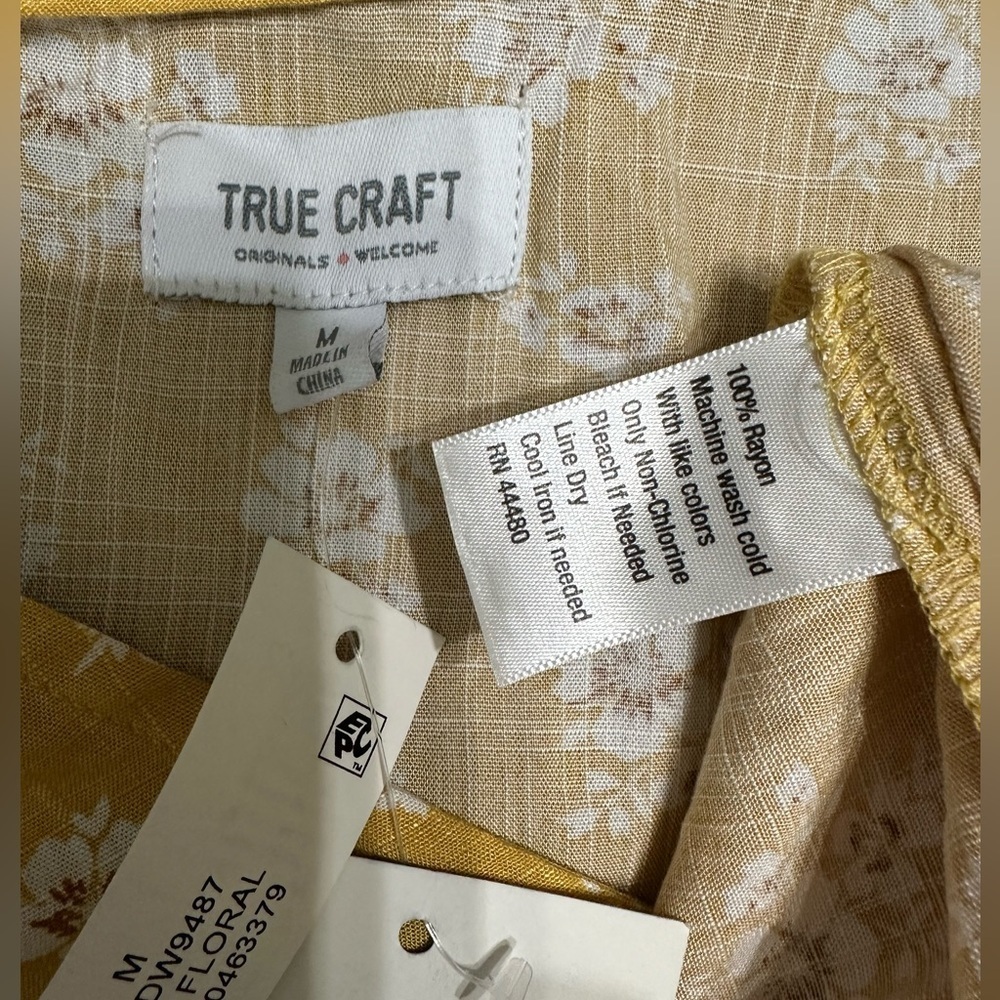 🛍️ True Craft NEW gold floral dress - Picture 7 of 7